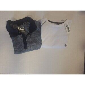 Lot of Two (2) Mens Long Sleeve Shirts Size Small NWT Volcom, Russell READ